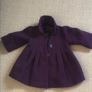 Baby coats age 6-9 mth -purple